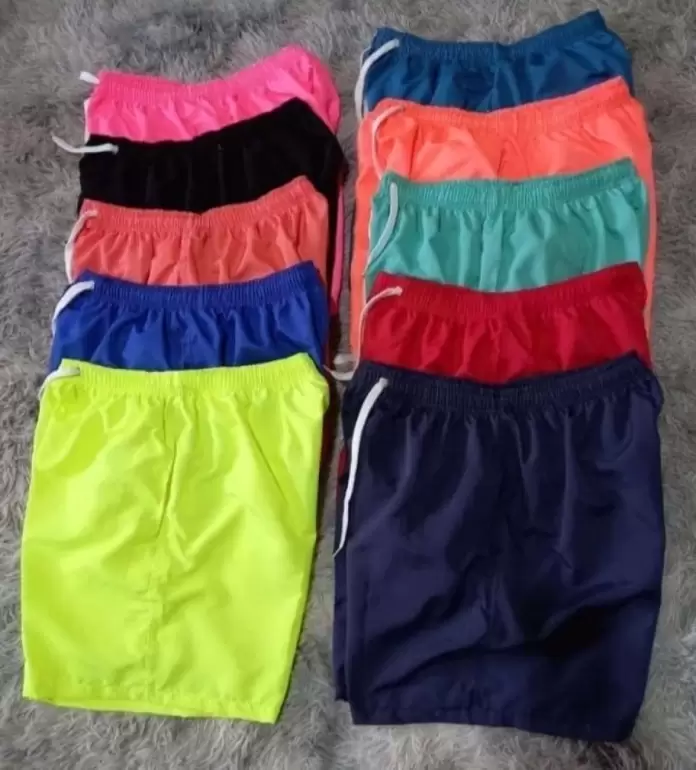 Short de bano liso para Cabelleros